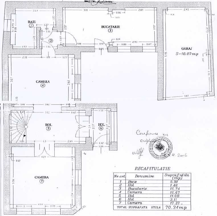 Casa Calea Calarasilor  Hala Traian | renovata si consolidata 2001 | curte comuna