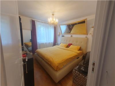 Apartament 3 camere, Titan Parc, langa Parcul IOR, str Fuiorului, parter/4 cu balcon,  bloc H, zona verde, centrala termica noua, mobilat si utilat lux