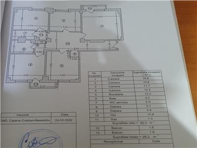 Vanzare Apartament 4 Camere/95 mp/Benzinaria MOL/Decebal