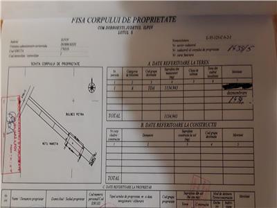 TEREN DOBROESTI, INTRAVILAN CONSTRUIBIL , 7500MP cu posibilitatea cumpararii a inca 3 loturi de 1500mp.