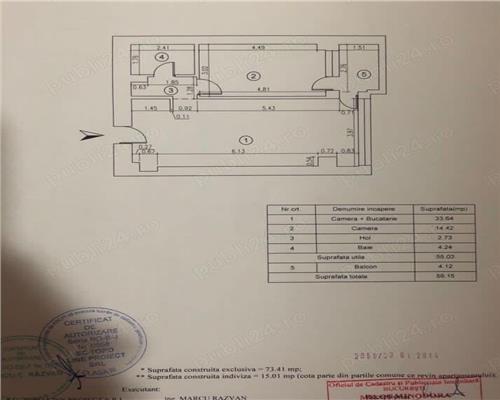 apartament 2 camere Titan , Parc, Metrou Titan, Bloc 2014, langa parc cu vedere parc, decomandat, 60mp,  mobilat si utilat.